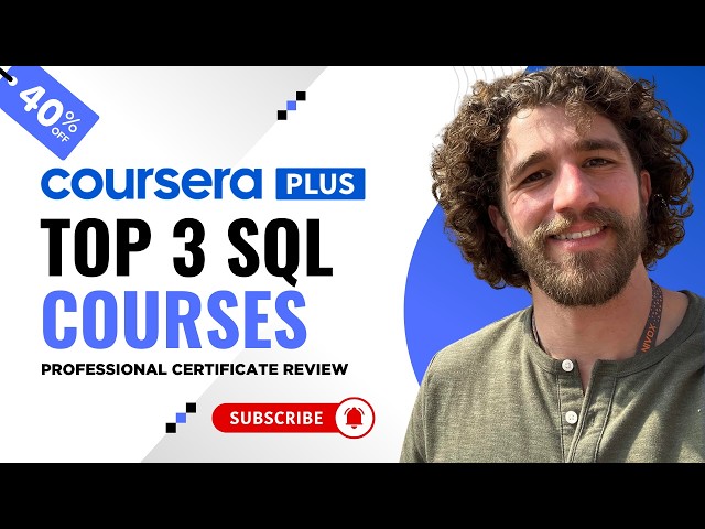 Best SQL Courses for Beginners on Coursera | Top 3 Ranked