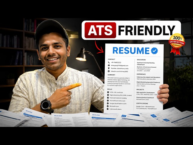 Create an ATS Resume for FREE ✅ Step-by-Step