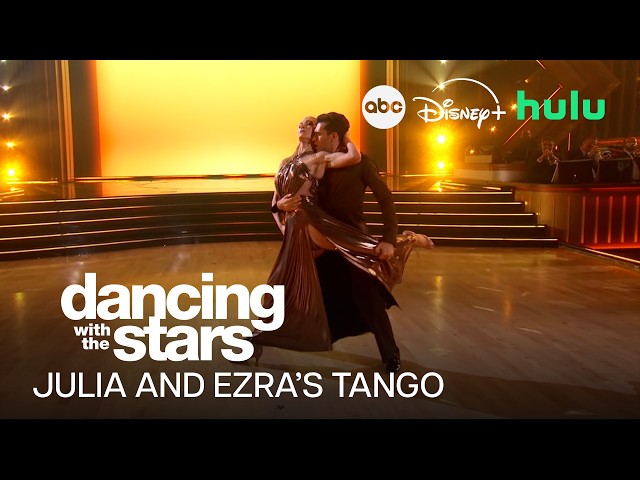 Julia Stiles and Ezra Sosa Viral Hits Night Tango | Dancing with the Stars