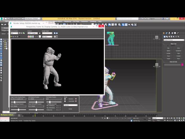 3ds Max Tutorial - Render an Animation as an AVI File Format