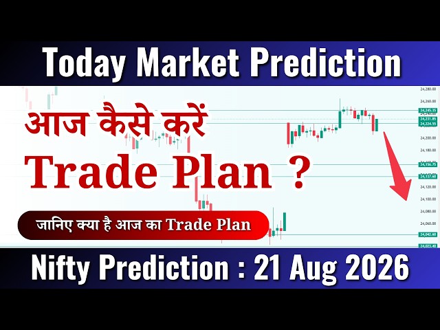 Today Nifty Prediction | Nifty Price Action Analysis For Today | 21 Aug 2026 #niftyprediction