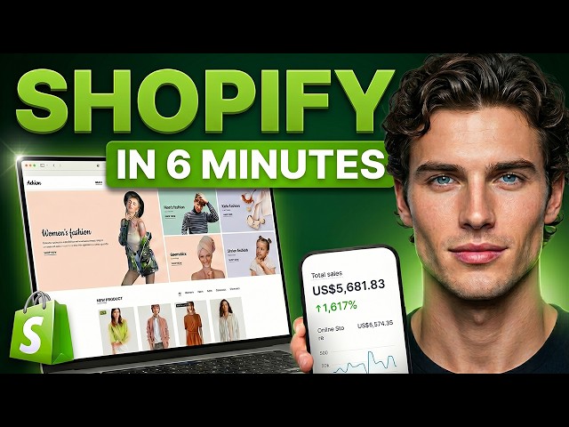 Shopify Tutorial for Beginners | How to Use Shopify in 6 Minutes!