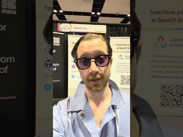 We’re here at Embedded Vision Summit 2025 all day! Come get your free #opencv swag