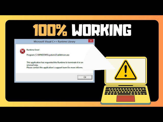 Fix Runtime Errors in Windows -How to Fix??