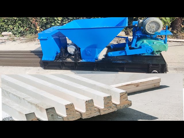 Working Demonstration of Prestressed concrete T beam machine