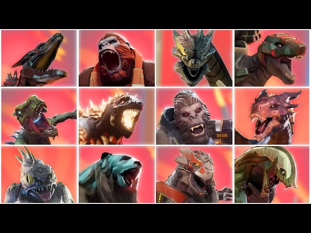 All 13 Kaiju - Monster Evolution : Hit & Smash #DG5l1lgaine