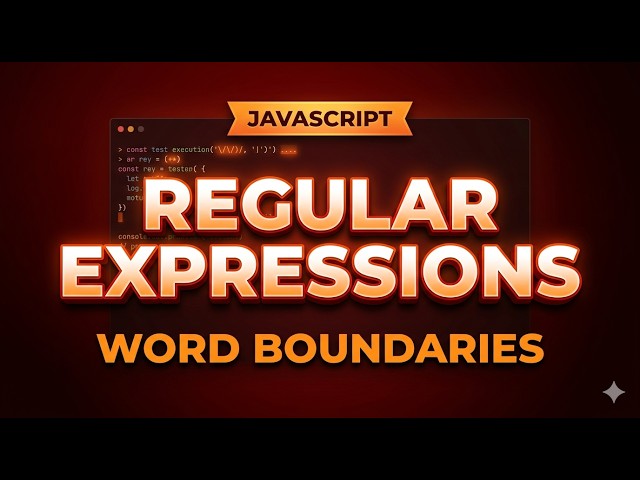 Javascript Regular Expressions: Word Boundaries