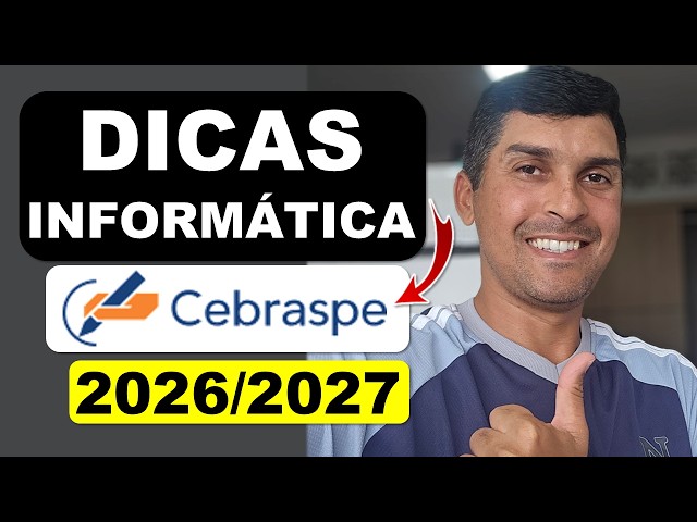Informática Cebraspe 2026 | Noções de Sistema Operacional Ambiente Windows Cebraspe #cebraspe