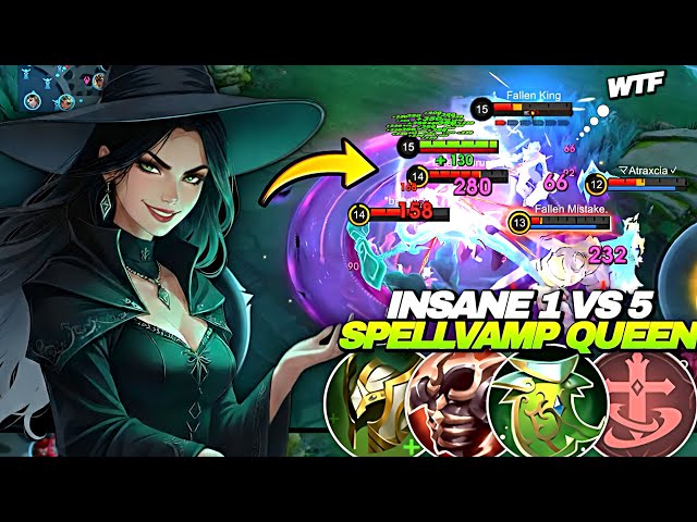 THE MOST UNKILLABLE ALICE BUILD EVER 😈 CAN SURVIVE ANY SITUATION EVEN IN 1v5 TEAMFIGHTS | MLBB 2026