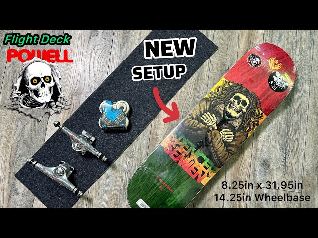 Something New For My Skateboard Setup [Flight Deck & Dragon Wheels] @powellperalta