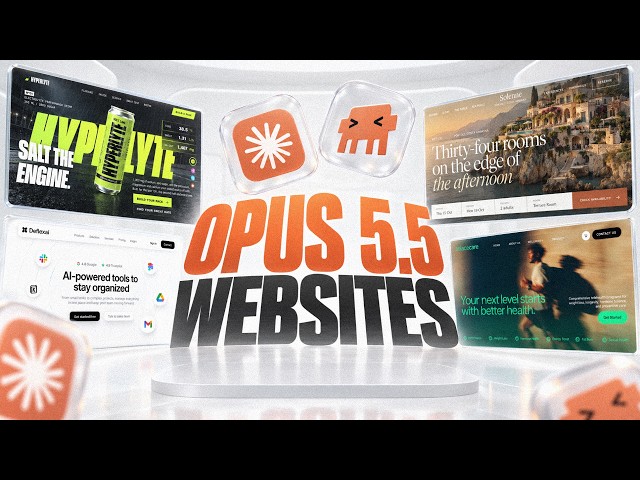 NEW Opus 5.5 is INSANE at Building Websites (Full Showcase)