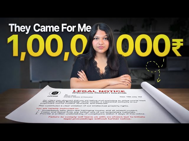 I Got a Legal Notice for Giving an Honest Course Review
