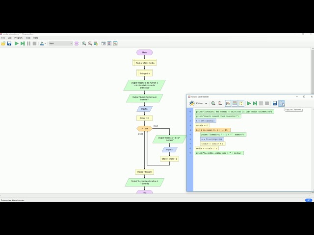 Da Flowgorithm a Python: il ciclo FOR