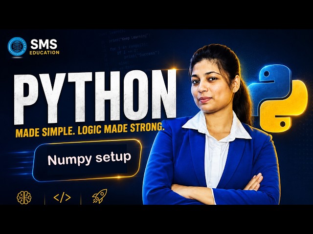PYTHON DAY Numpy Setup by KOMAL MA'AM