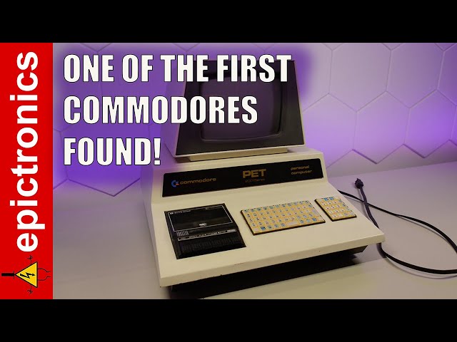 Commodore PET 2001 1977 Teardown. Early low serial number pre-production. One of the first 100 PETs.