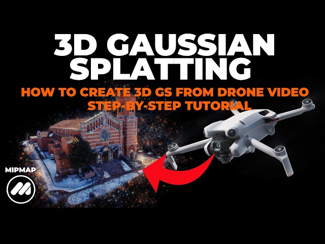 3D Gaussian Splatting | How to Create 3D Gaussian Splatting From Drone Video Beginner Guide.