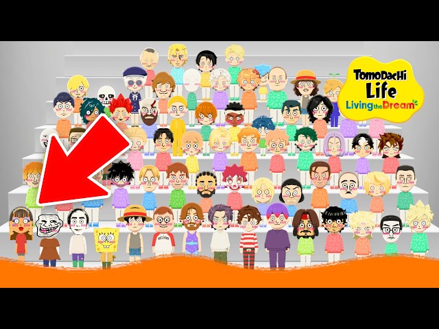 What Happens If You Put ONLY 1 Girl Mii and 69 Boy Miis on Your Island in Tomodachi Life