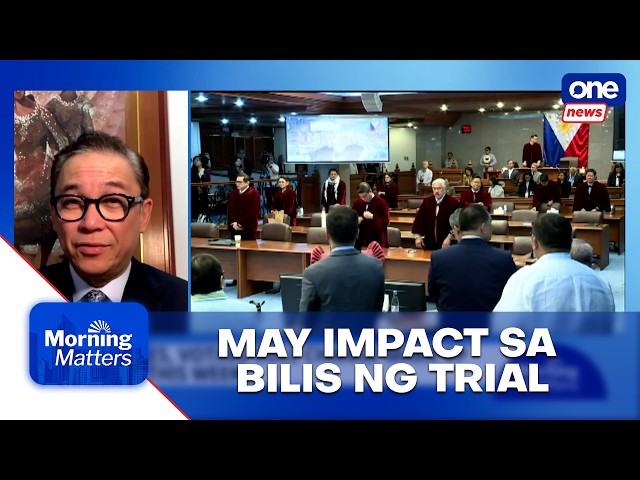 Salvador: Threshold ruling could affect pace of impeachment trial | Morning Matters