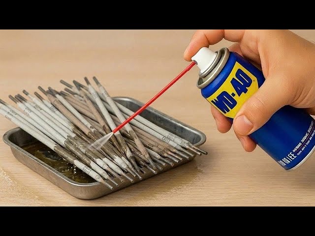 Mix WD40 with a welding rod and see what most people don't even imagine happens 😱