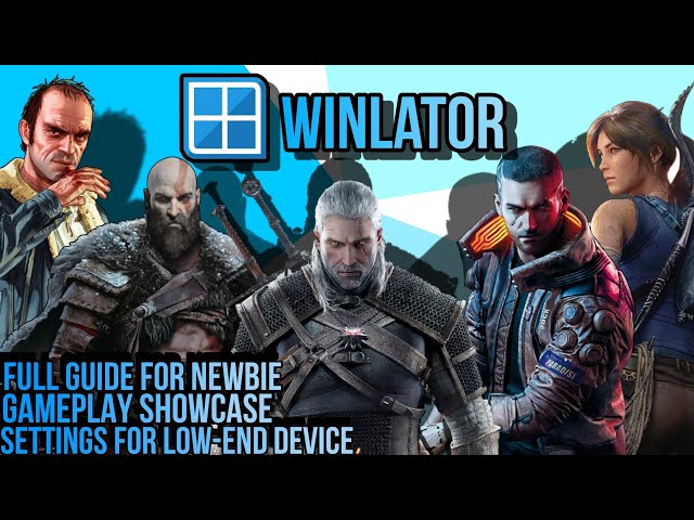 MASTER WINDOWS EMULATOR ON ANDROID - WINLATOR SETTINGS EXPLAIN / WINLATOR GUIDE