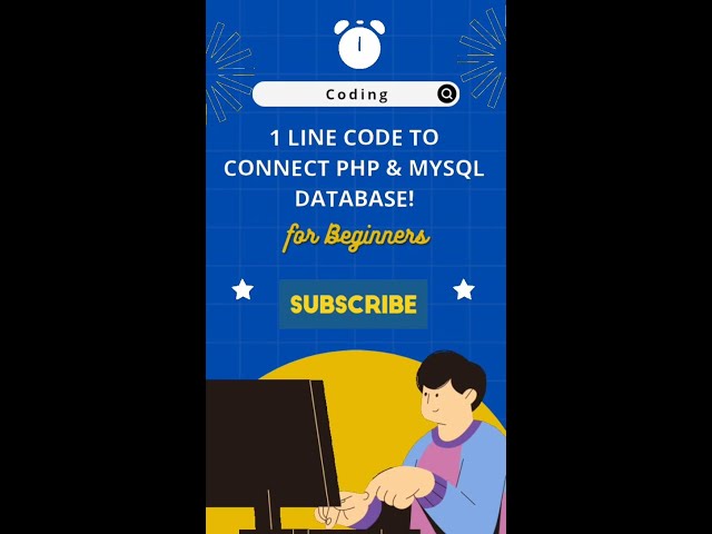 1 Line Code to Connect PHP & MySQL Database!