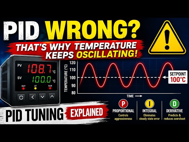 PID Tuning Explained | Stop Temperature Oscillation in Mould Temperature Controllers