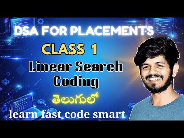 Linear Search Program in Python | Python DSA | Best DSA Coding Tutorial 2025 | Interview Questions