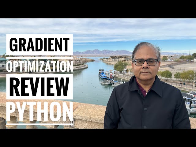 Gradient Based Methods Review in Python: Optimization Tutorial 19
