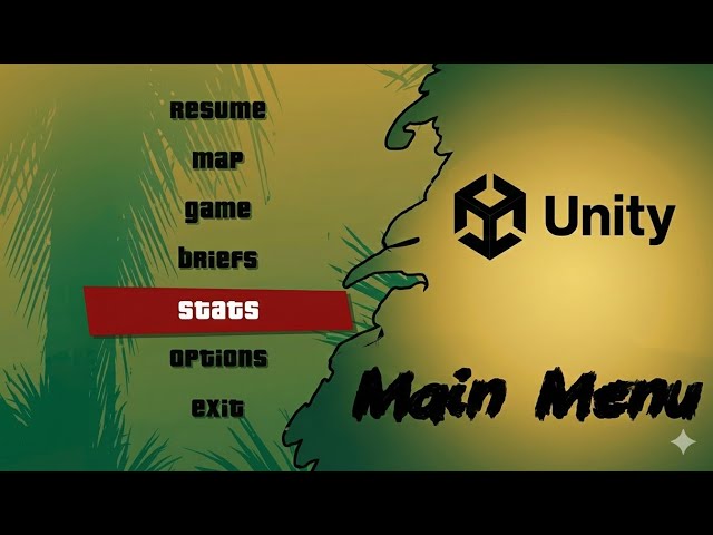 Complete Main Menu Design and Setup in Unity  | Game Development Tutorial For Beginner #gta6 #game