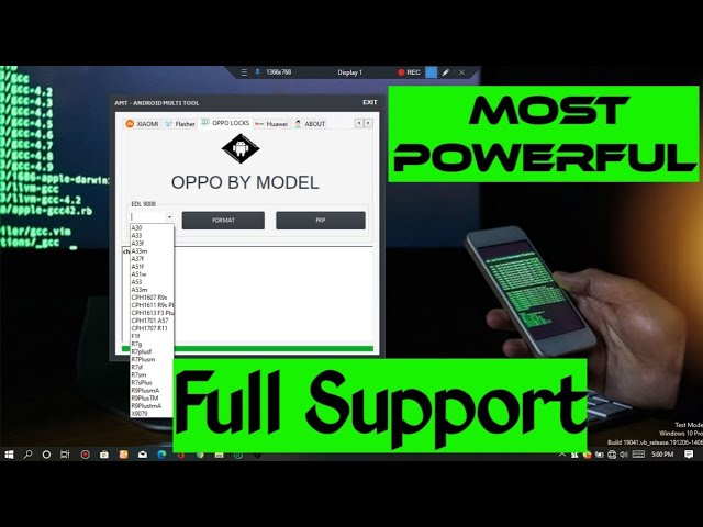 AMT-Android Multi Tool | Support Xiaomi Oppo ViVo Huawei Samsung | Google Account Remove Tool