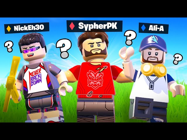 Are These *FAMOUS* YouTubers Good at LEGO Fortnite?
