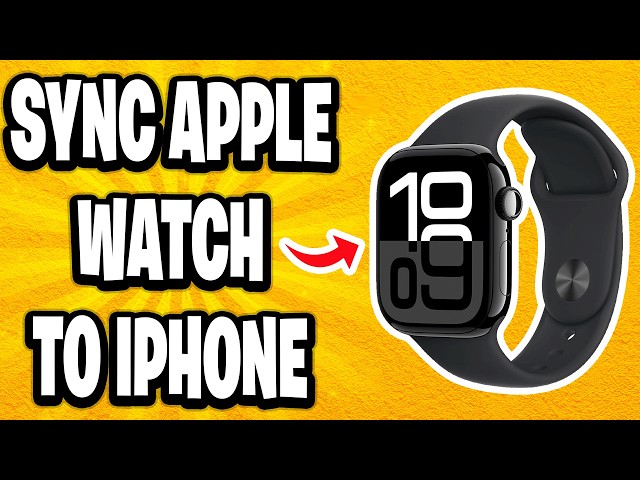 Cómo sincronizar el Apple Watch con el iPhone