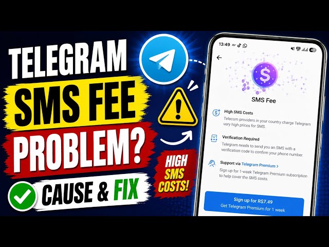 How to Fix Telegram SMS Fee Problem (2026) | Telegram SMS Fee Fix. Easy solution 