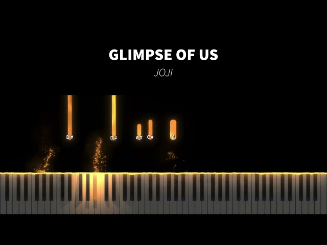 (Synthesia) Joji - Glimpse of Us | Piano Cover by Seander Alfonsus