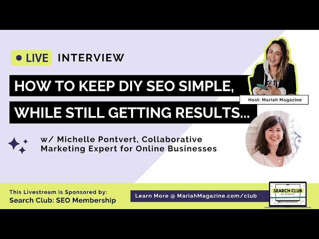 How to Keep SEO Simple, While Still Getting Results...