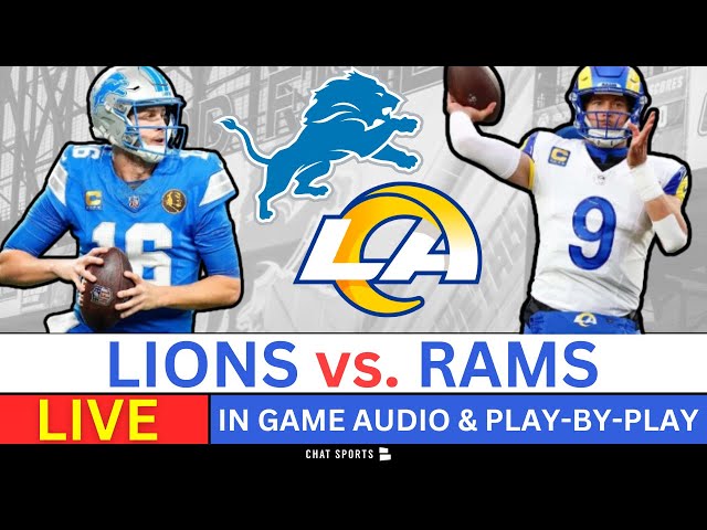 Lions vs. Rams Live Streaming Scoreboard, Play-By-Play, Game Audio & Highlights | NFL Week 15