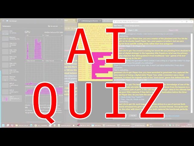 AI Quiz Master demo Youtube AV1