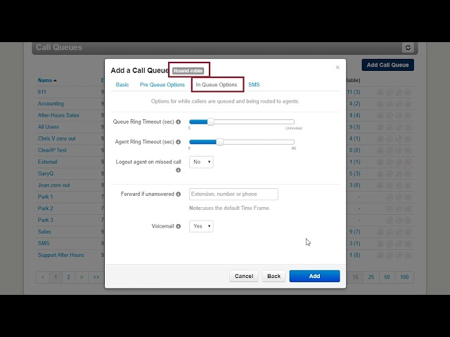 Call Queues - Basic Features at Carolina Digital Phone