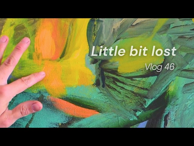 Sensory overload and a tricky painting | Slow vlog