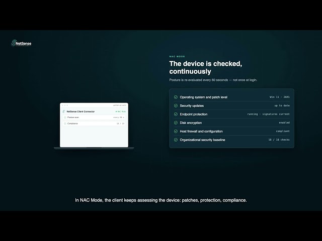 NetSense SASE + NAC | Unified Agent for Secure Access, Endpoint Posture & Zero Trust