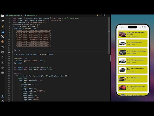 React Native Custom useFetch Hook – Fetch Multiple APIs and Cleanup