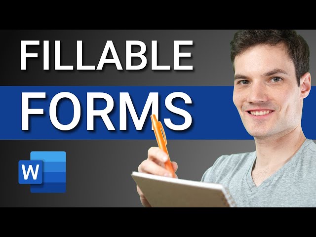 How to make Fillable Form in Microsoft Word