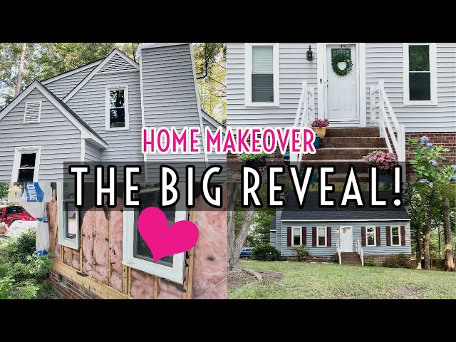 HOME RENOVATION REVEAL | EXTREME HOME MAKEOVER | CAPE COD REMODEL