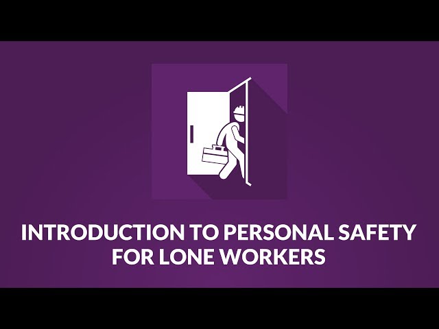 lone worker safety promo