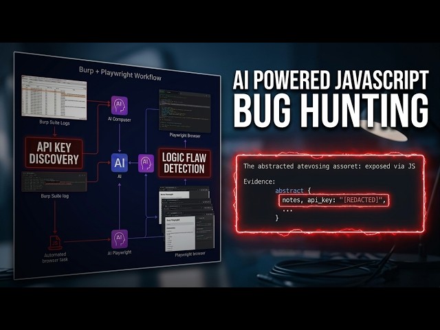 JS Bug Hunting Using AI:  Bug Hunting Workflow  | Burp + Playwright