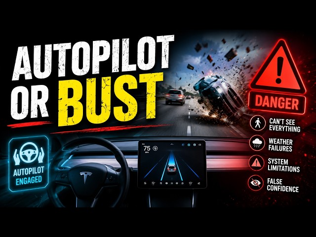 Sleeping Behind the Wheel? The Shocking Truth About Autopilot Crashes! Full Self Driving