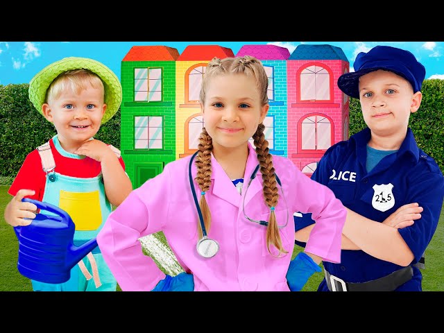 Let's explore the world of professions with Diana Roma and Oliver