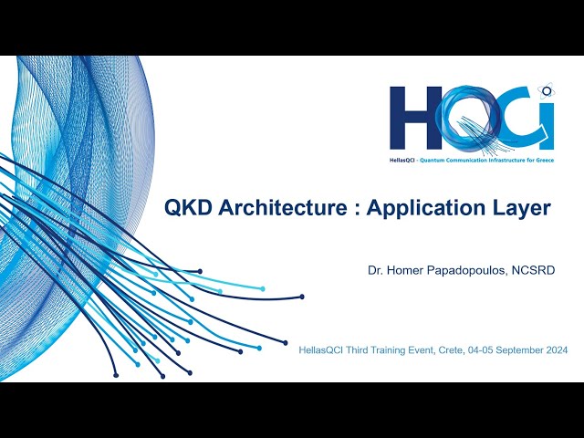 QKD Architecture : Application Layer