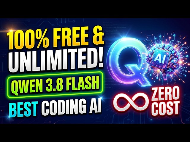 The Permanent Free AI Coding Loophole: Qwen 3.8-Flash is Unlimited!