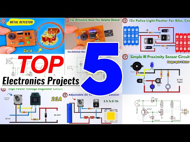 Top 5 Electronics Projects for Beginners with Basic Components (2025)